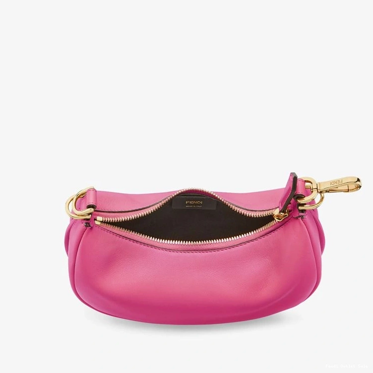 Cheap Hobo Bag Fendi Calf In Mini Fendigraphy Leather Rose 0809